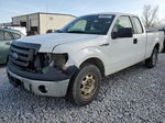 2011 Ford F150 Super Cab White vin: 1FTFX1CF8BFB28501