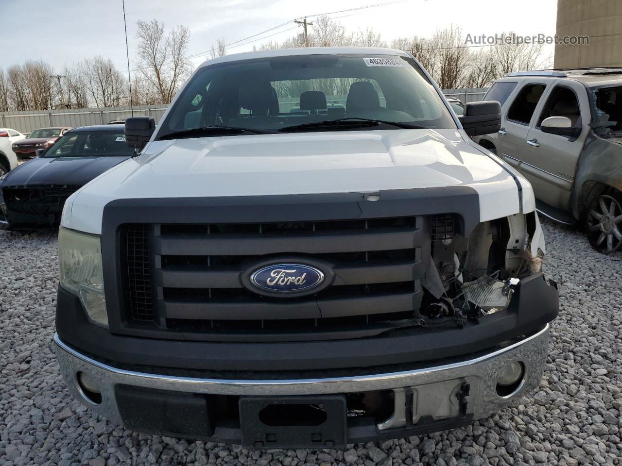 2011 Ford F150 Super Cab White vin: 1FTFX1CF8BFB28501