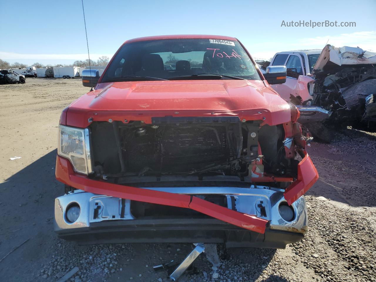 2011 Ford F150 Super Cab Red vin: 1FTFX1CFXBFD23404