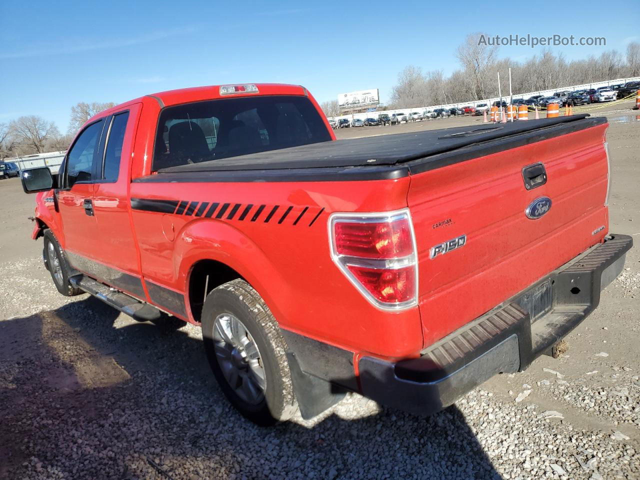 2011 Ford F150 Super Cab Red vin: 1FTFX1CFXBFD23404