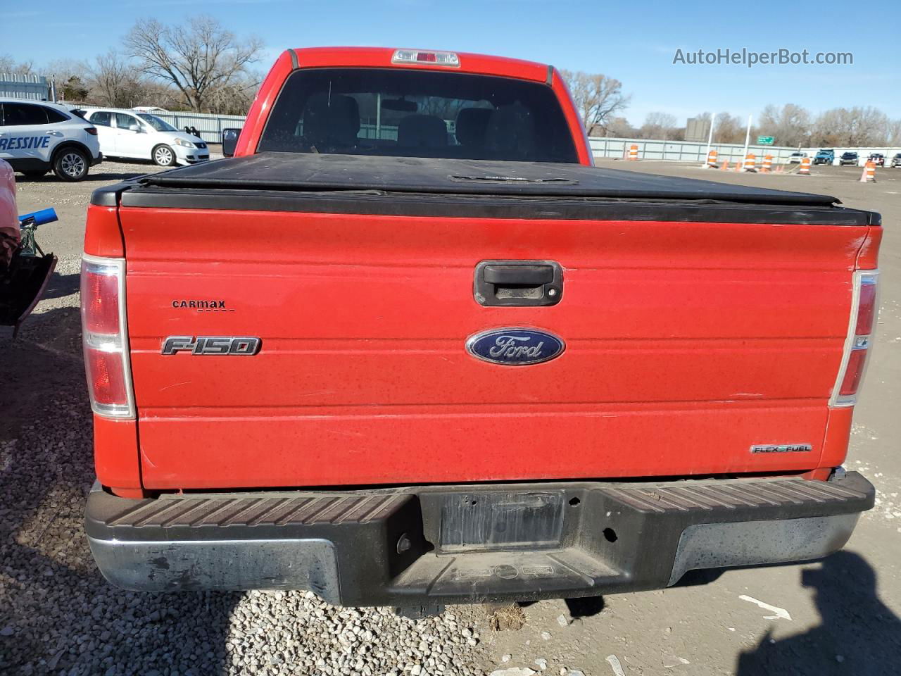 2011 Ford F150 Super Cab Red vin: 1FTFX1CFXBFD23404