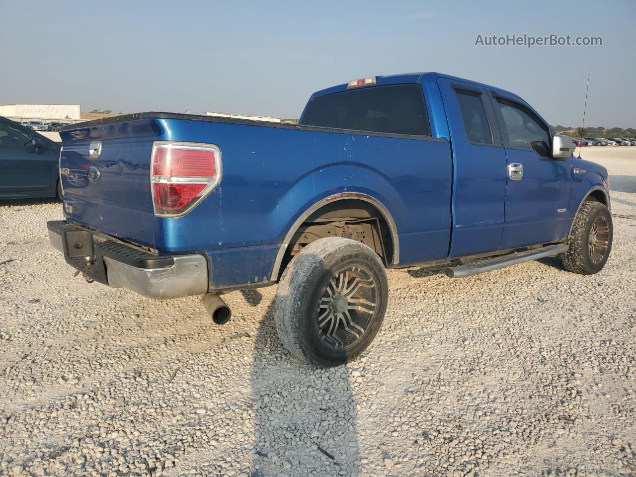 2011 Ford F150 Super Cab Blue vin: 1FTFX1CT9BFA64376