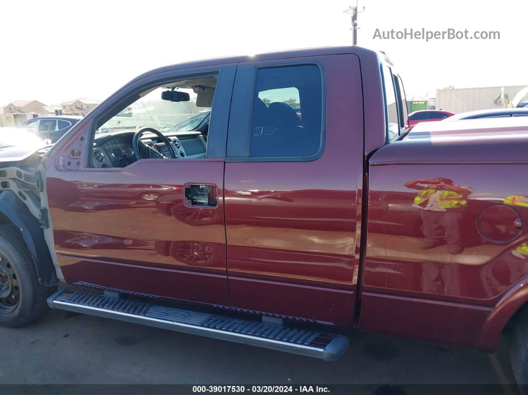 2010 Ford F-150 Fx2 Sport/lariat/xl/xlt Maroon vin: 1FTFX1CV5AFA17667