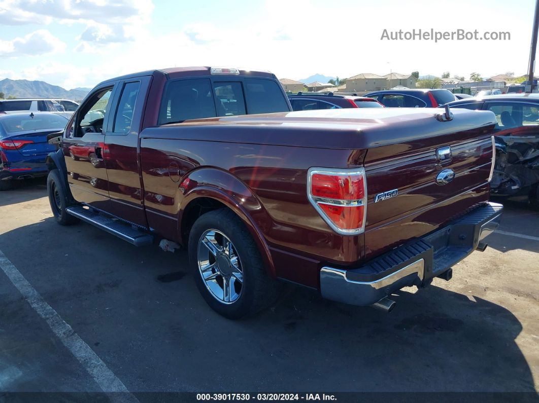 2010 Ford F-150 Fx2 Sport/lariat/xl/xlt Maroon vin: 1FTFX1CV5AFA17667