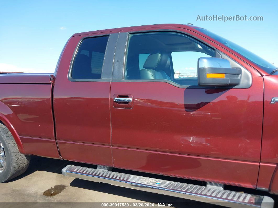 2010 Ford F-150 Fx2 Sport/lariat/xl/xlt Maroon vin: 1FTFX1CV5AFA17667