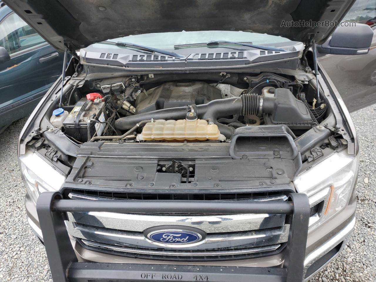 2019 Ford F150 Super Cab Brown vin: 1FTFX1E40KKD40022