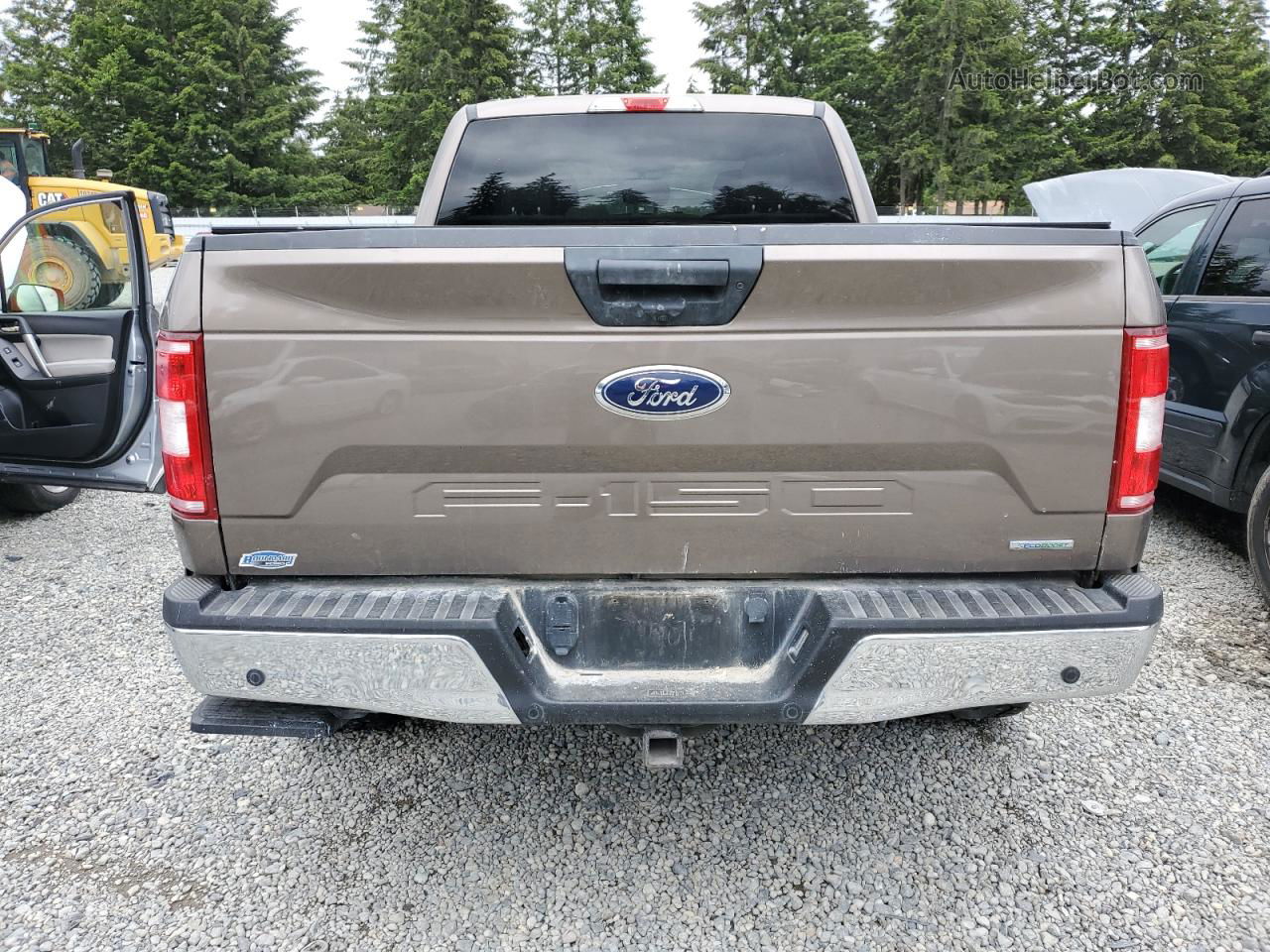 2019 Ford F150 Super Cab Brown vin: 1FTFX1E40KKD40022