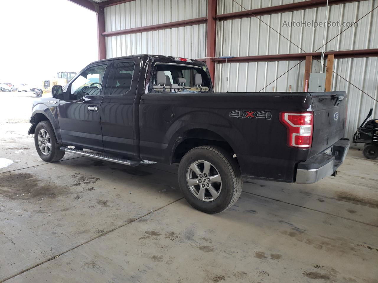 2018 Ford F150 Super Cab Черный vin: 1FTFX1E50JKF44147