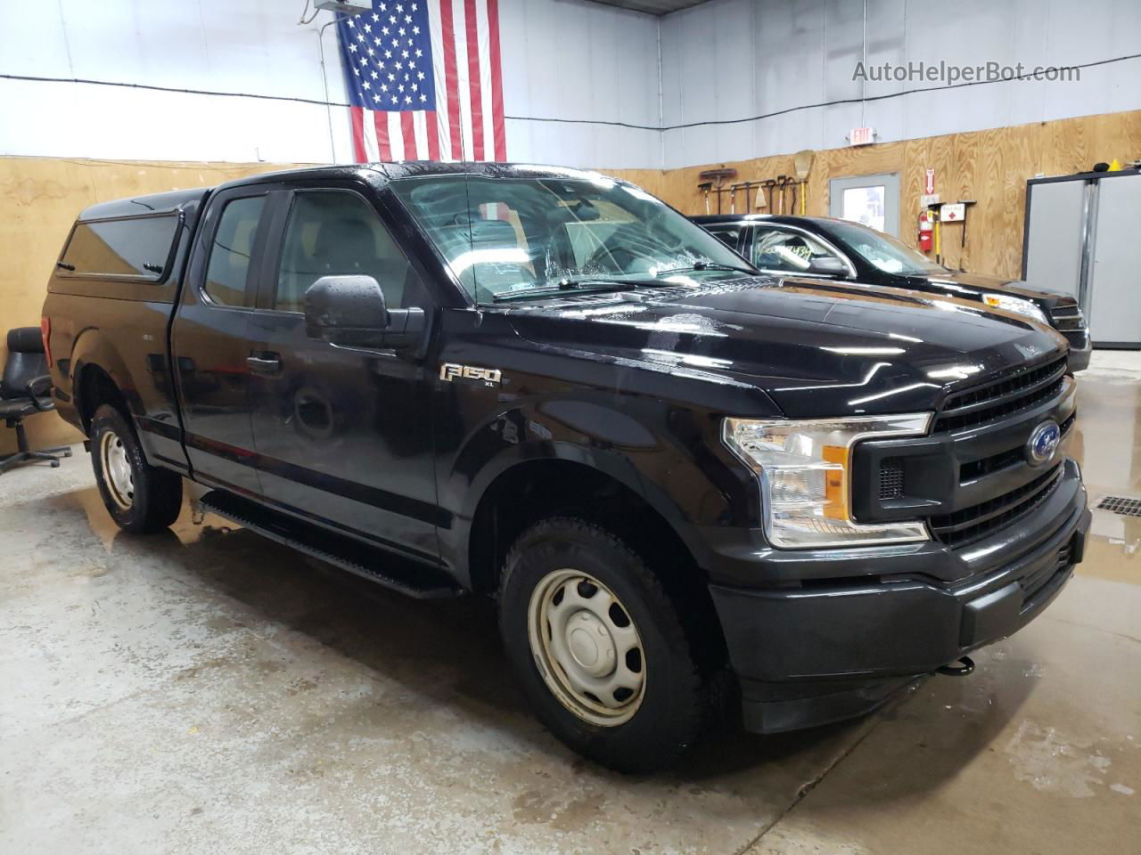 2019 Ford F150 Super Cab Black vin: 1FTFX1E51KKD85009