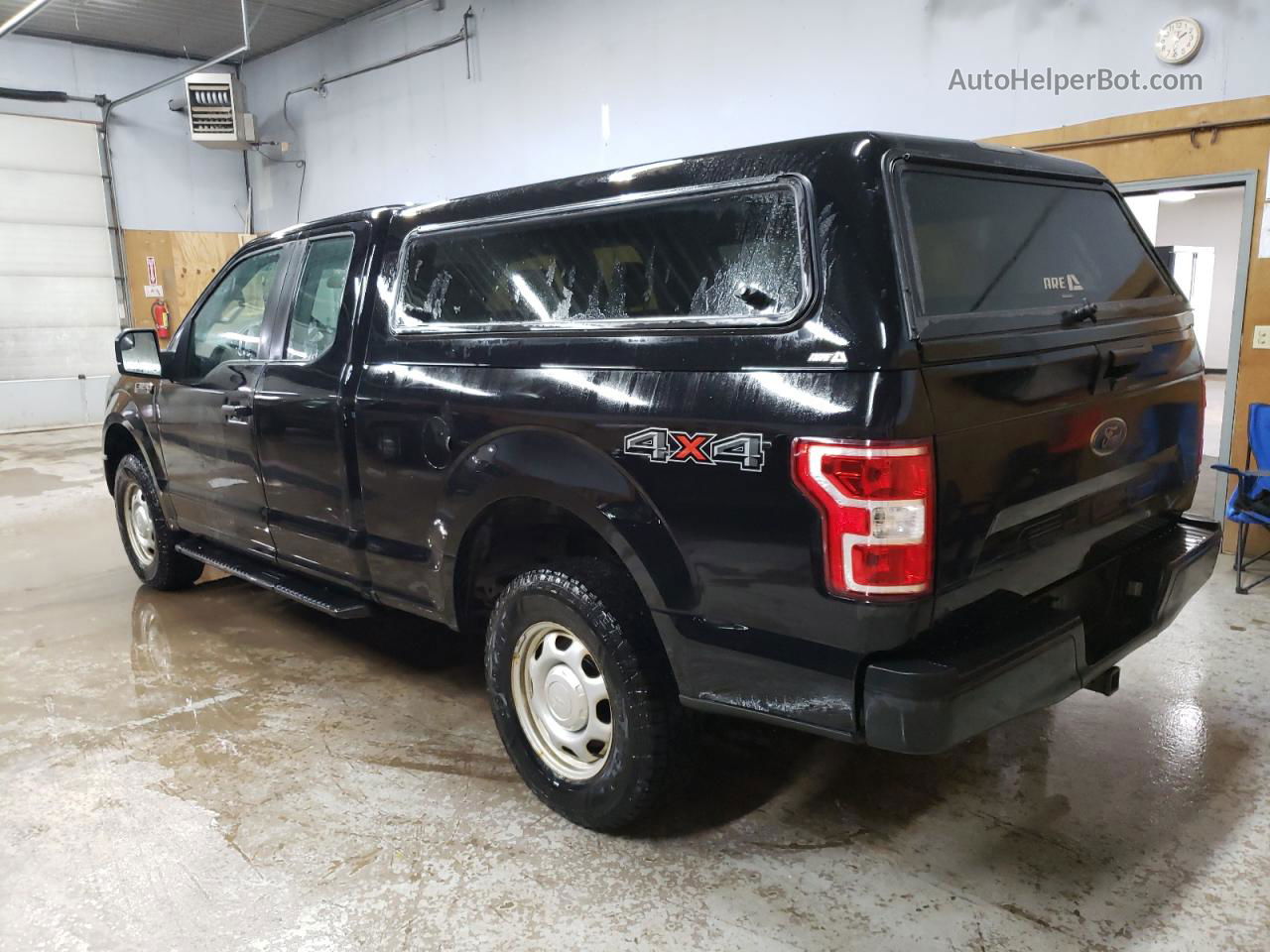 2019 Ford F150 Super Cab Black vin: 1FTFX1E51KKD85009