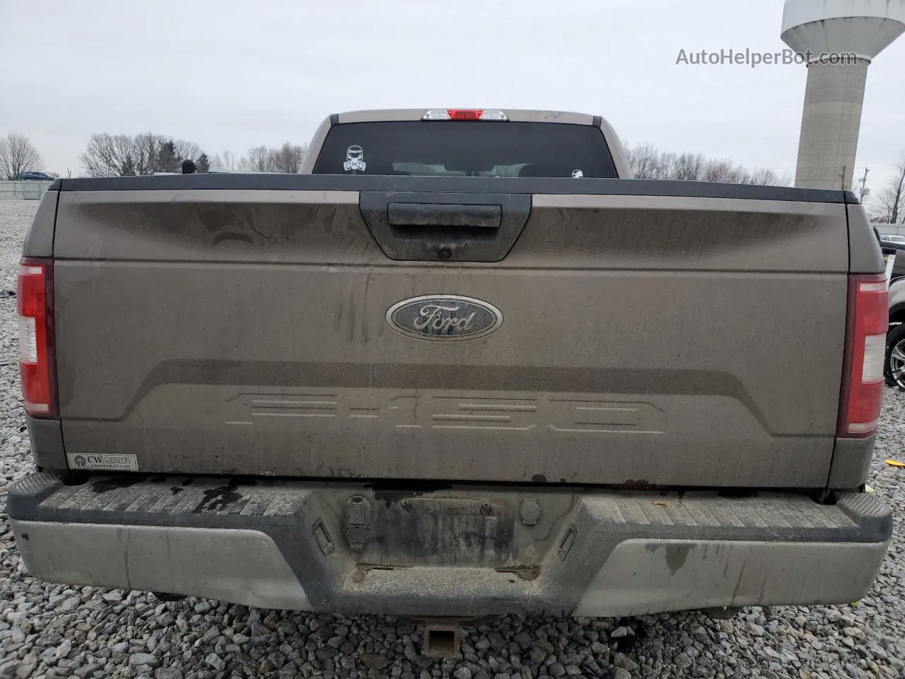 2019 Ford F150 Super Cab Brown vin: 1FTFX1E51KKD95636