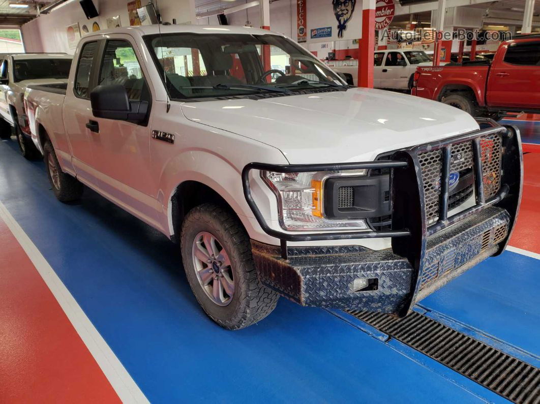 2018 Ford F-150 Xl White vin: 1FTFX1E54JFC22202