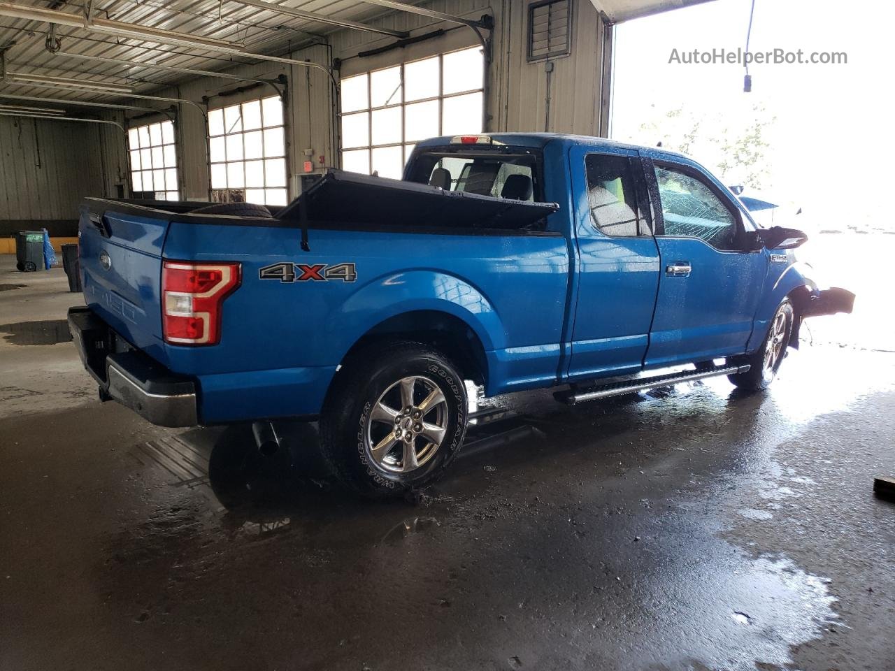 2019 Ford F150 Super Cab Blue vin: 1FTFX1E56KKE55362