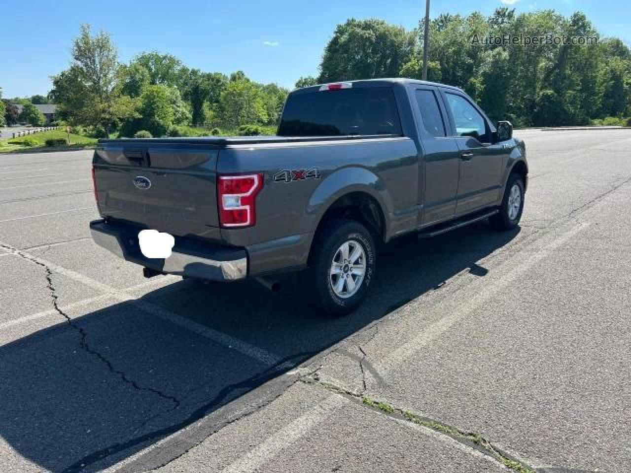 2020 Ford F150 Super Cab Gray vin: 1FTFX1E56LFC40204