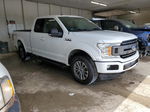 2018 Ford F150 Super Cab White vin: 1FTFX1E59JFE08995