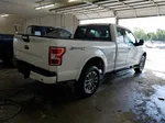 2018 Ford F150 Super Cab White vin: 1FTFX1E59JFE08995