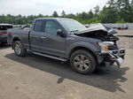 2018 Ford F150 Super Cab Gray vin: 1FTFX1E59JKE54740