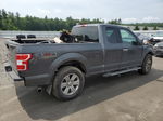 2018 Ford F150 Super Cab Gray vin: 1FTFX1E59JKE54740