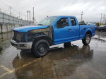 2020 Ford F150 Super Cab Blue vin: 1FTFX1E59LKD45858