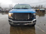 2020 Ford F150 Super Cab Blue vin: 1FTFX1E59LKD45858