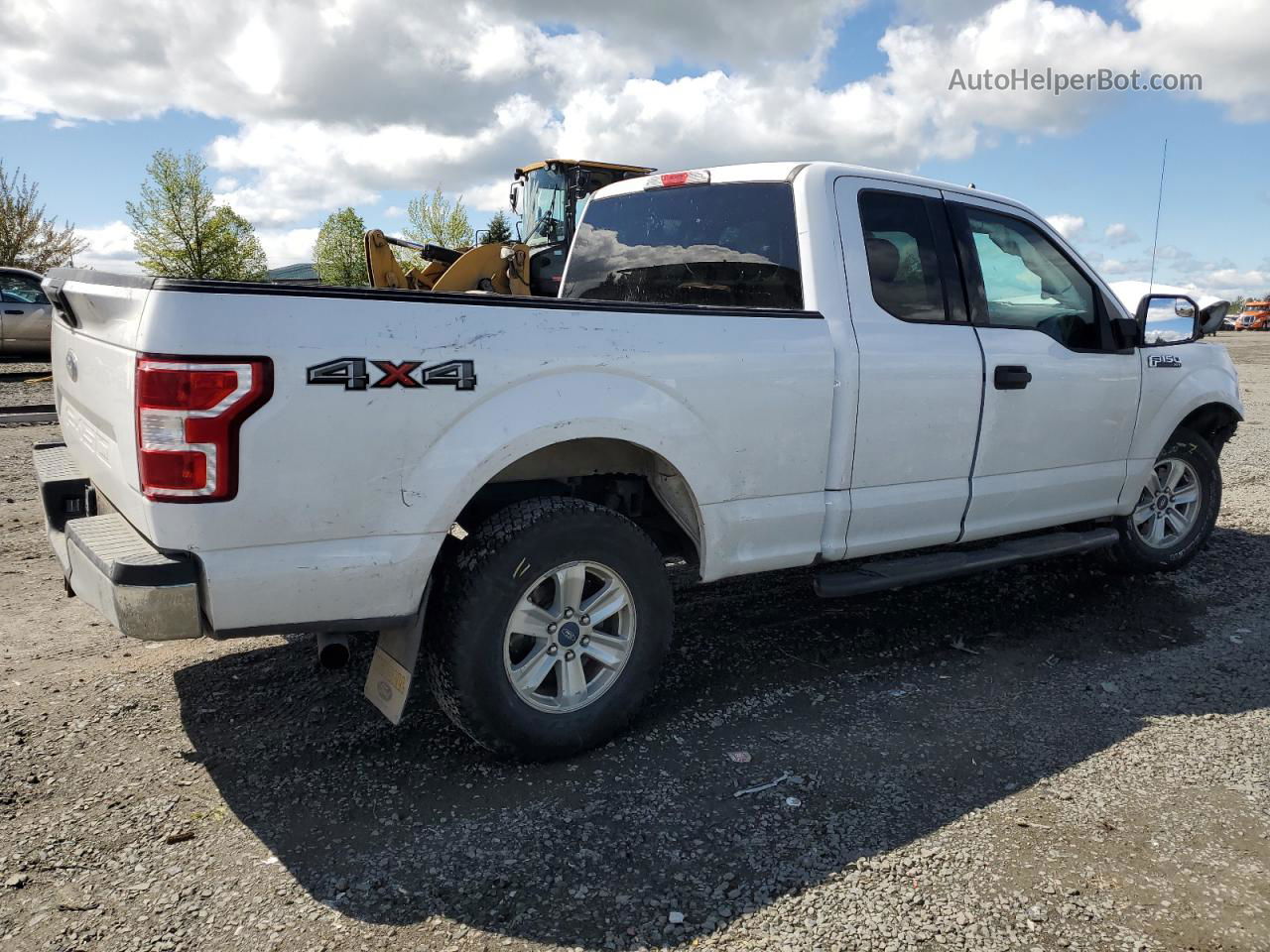 2020 Ford F150 Super Cab White vin: 1FTFX1E59LKE74408