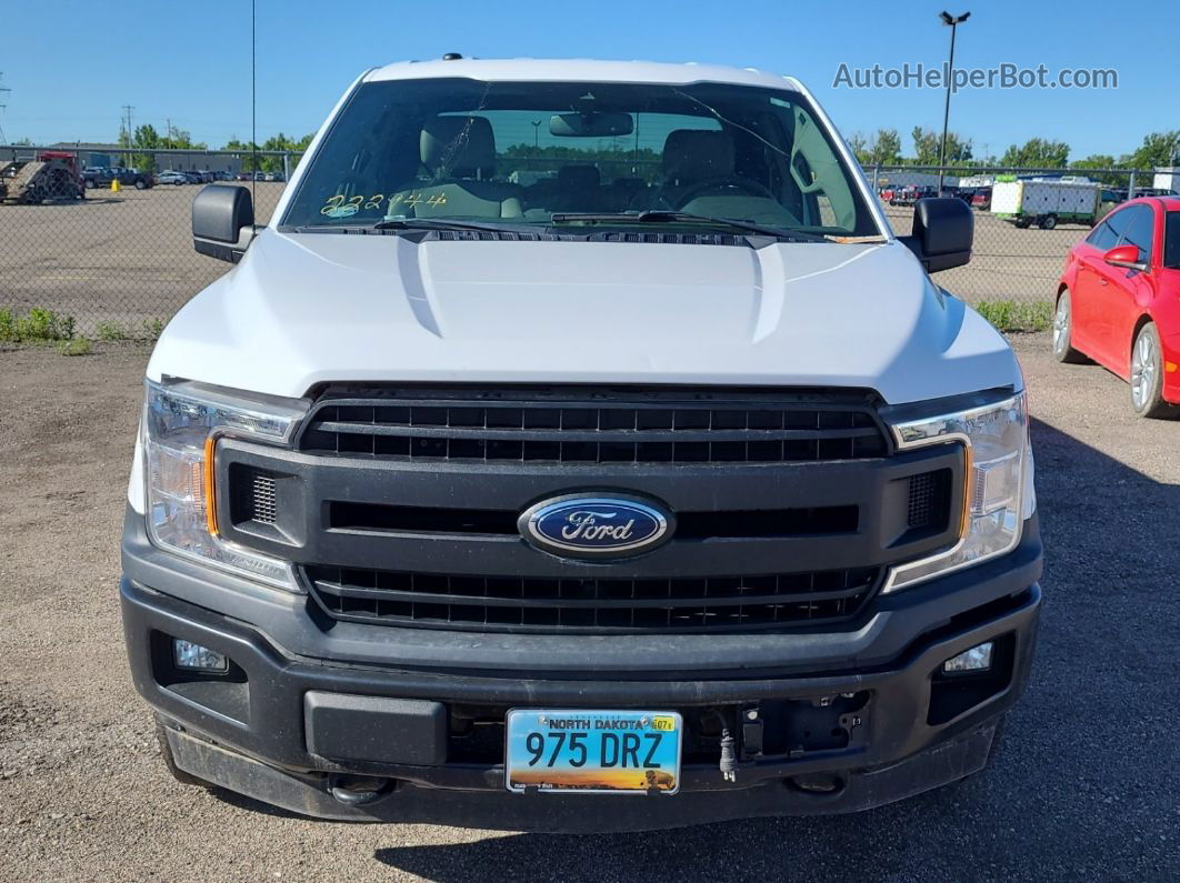 2019 Ford F-150 Xl White vin: 1FTFX1E5XKKD18831