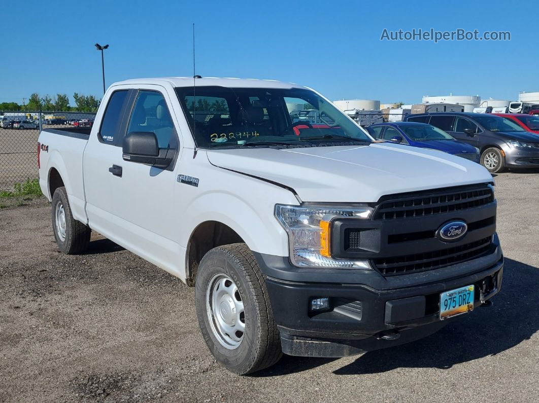 2019 Ford F-150 Xl White vin: 1FTFX1E5XKKD18831