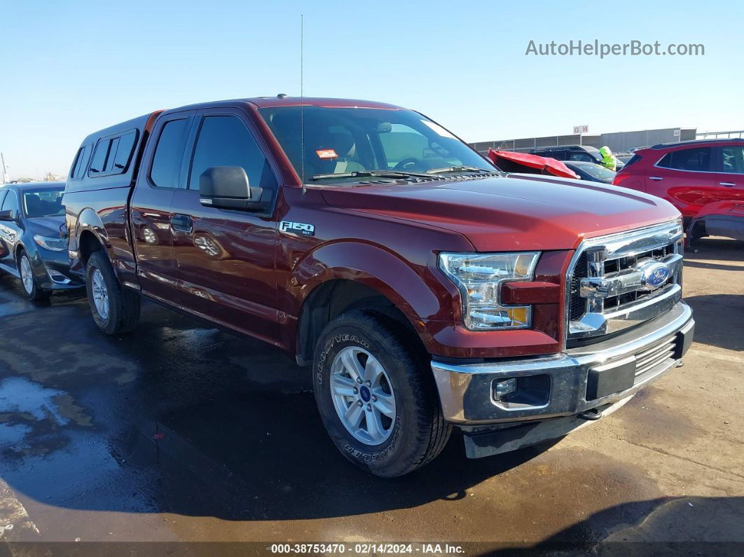 2017 Ford F-150 Xlt Maroon vin: 1FTFX1EF0HKC25141