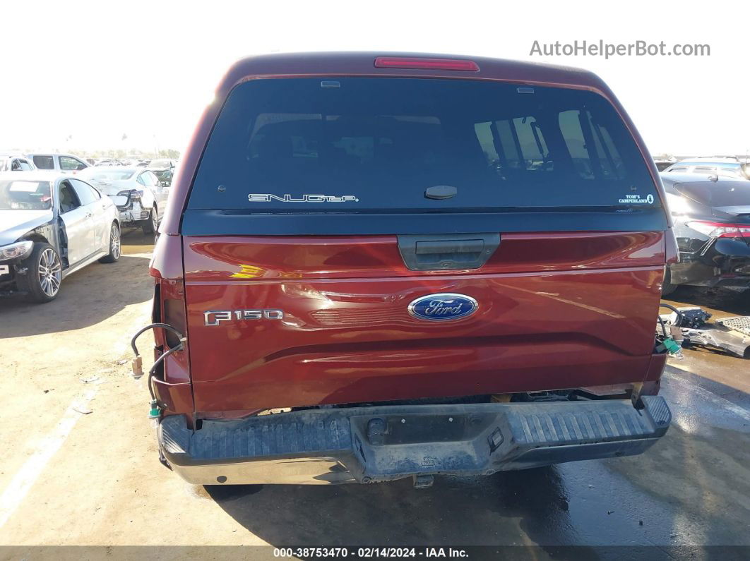 2017 Ford F-150 Xlt Maroon vin: 1FTFX1EF0HKC25141