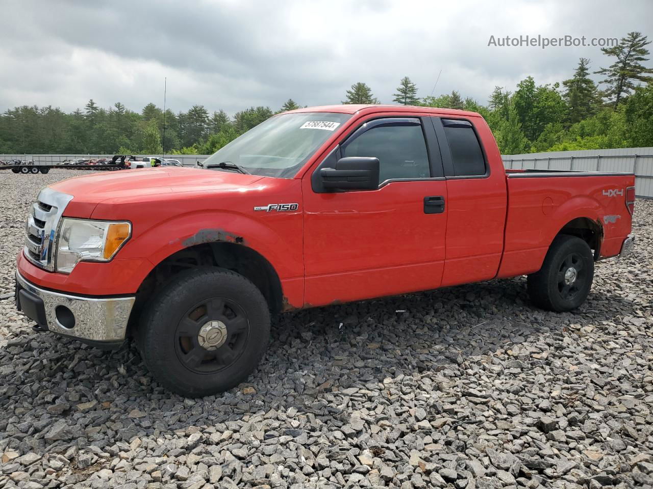 2011 Ford F150 Super Cab Red vin: 1FTFX1EF1BFA02560