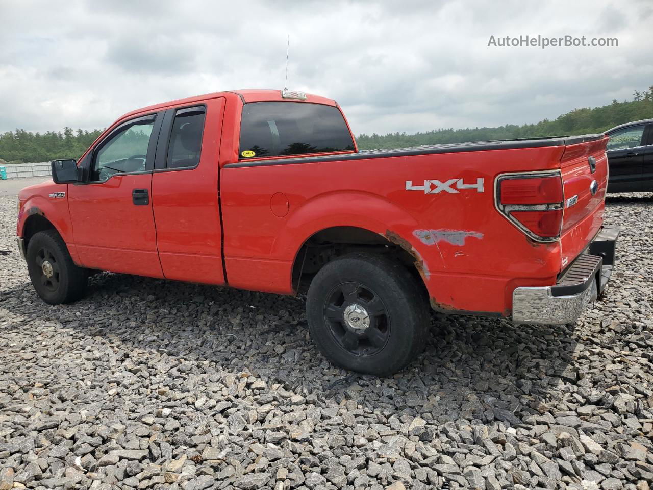 2011 Ford F150 Super Cab Red vin: 1FTFX1EF1BFA02560