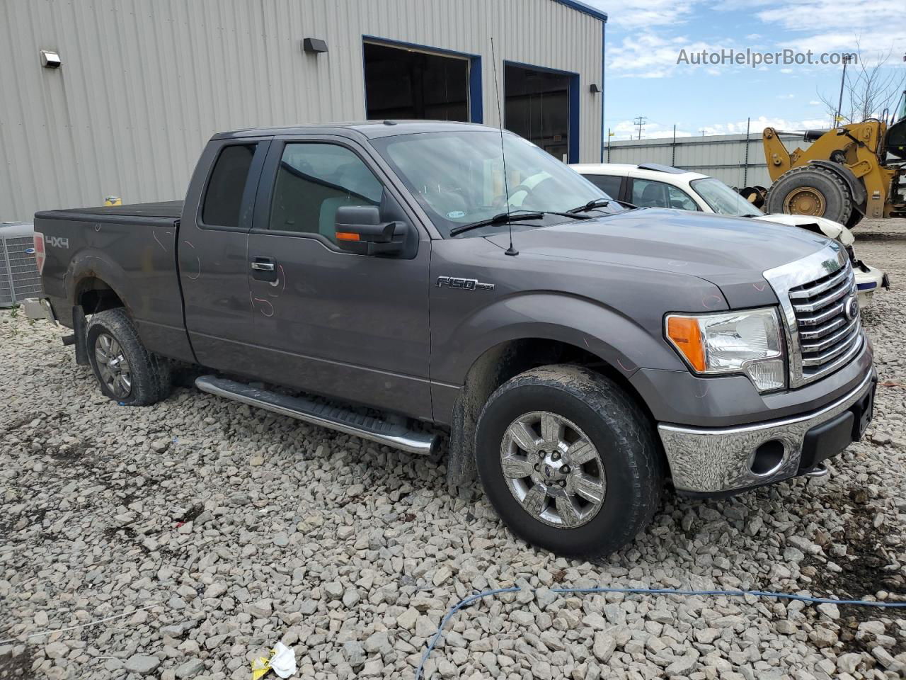 2011 Ford F150 Super Cab Серый vin: 1FTFX1EF1BKD08553