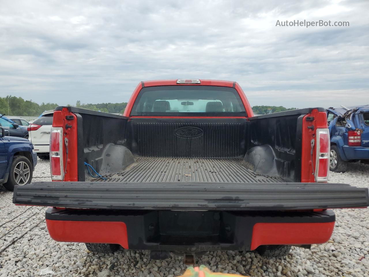 2014 Ford F150 Super Cab Red vin: 1FTFX1EF1EFC41823