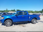 2014 Ford F-150 Stx Blue vin: 1FTFX1EF1EFC57715