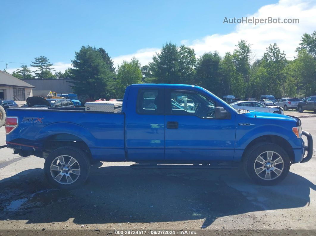 2014 Ford F-150 Stx Blue vin: 1FTFX1EF1EFC57715