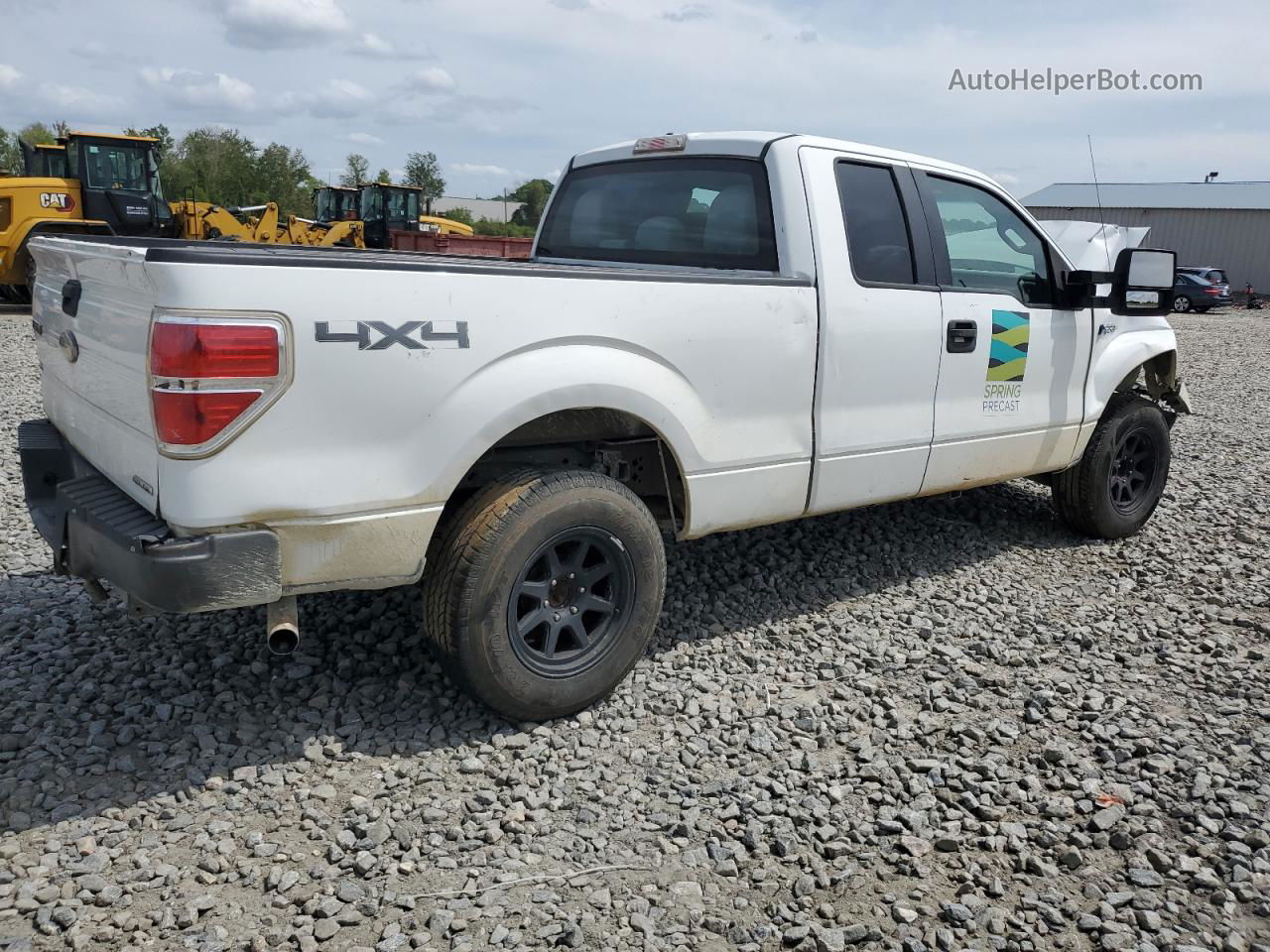 2011 Ford F150 Super Cab White vin: 1FTFX1EF2BFB47283