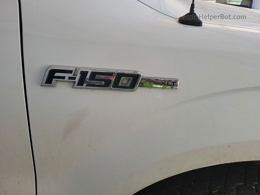 2014 Ford F150 Super Cab White vin: 1FTFX1EF2EKE71734