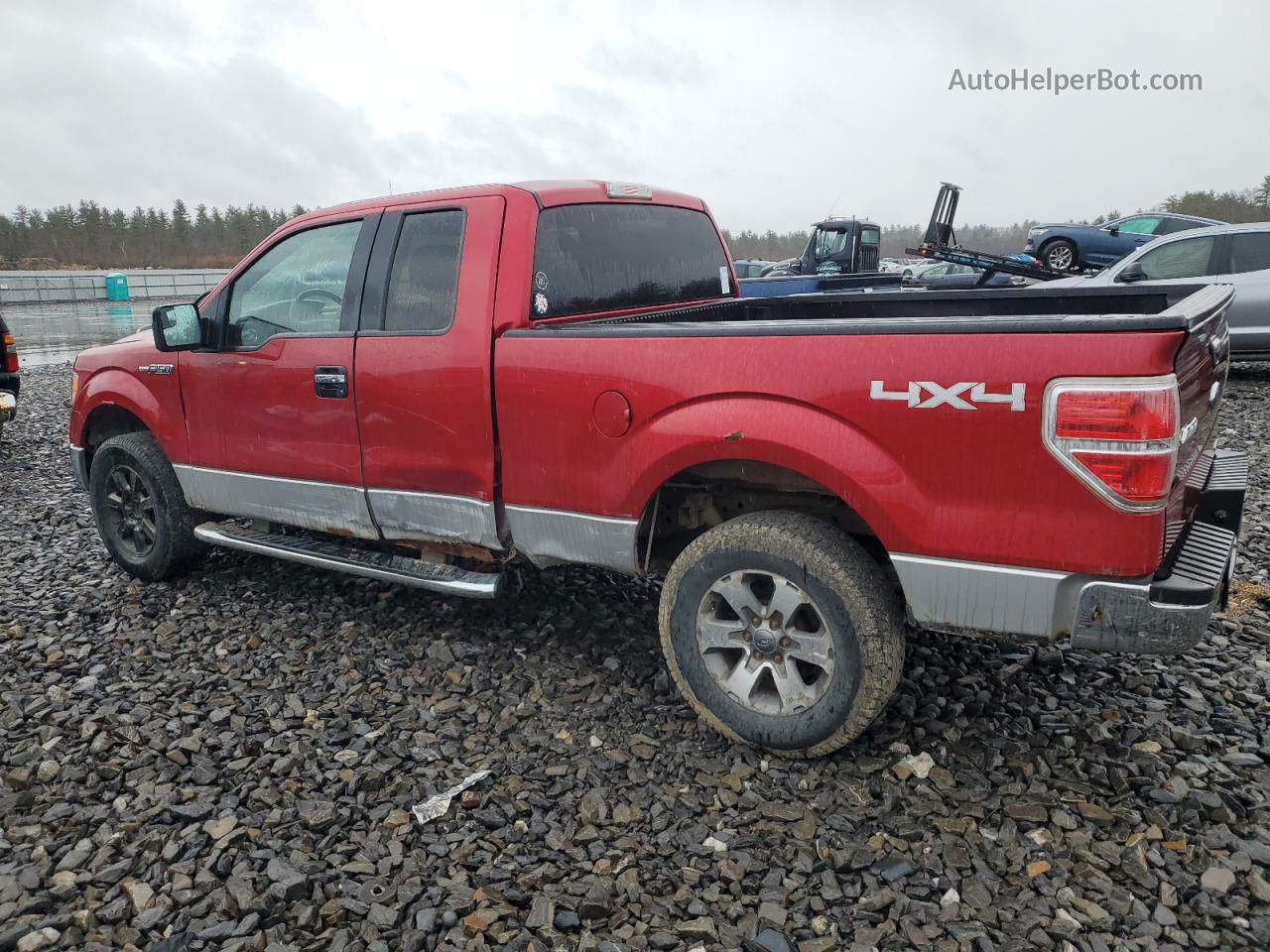 2011 Ford F150 Super Cab Burgundy vin: 1FTFX1EF3BFA10353