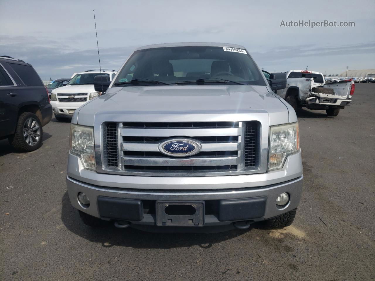 2011 Ford F150 Super Cab Silver vin: 1FTFX1EF4BFA14993