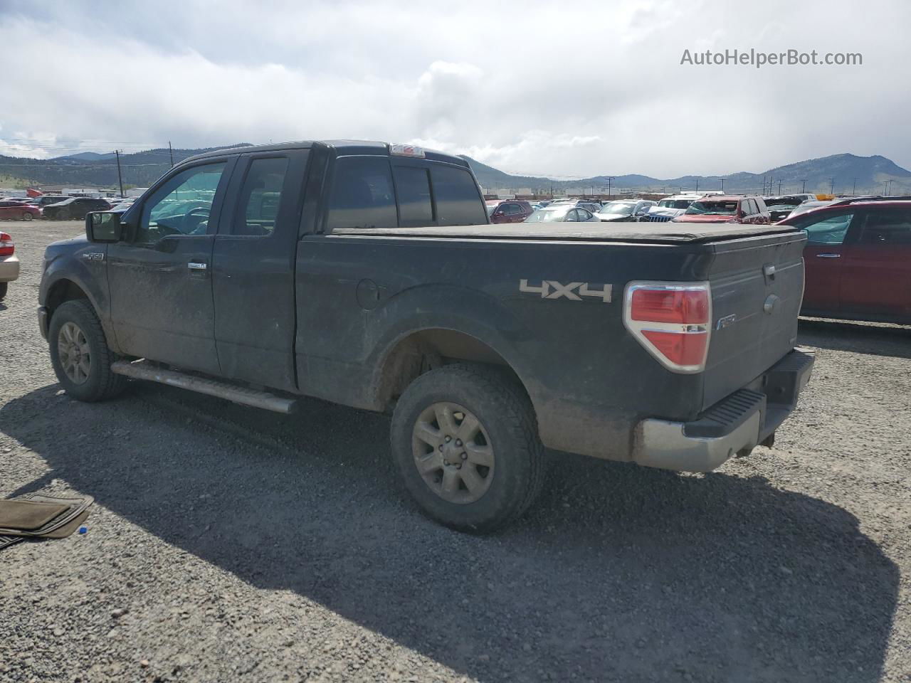 2014 Ford F150 Super Cab Black vin: 1FTFX1EF4EFB38833