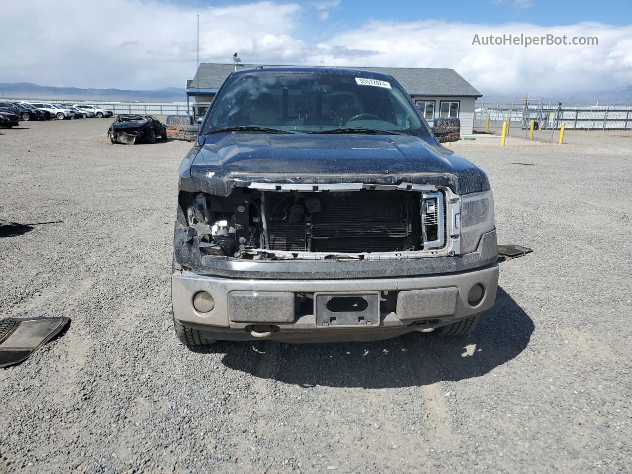 2014 Ford F150 Super Cab Black vin: 1FTFX1EF4EFB38833