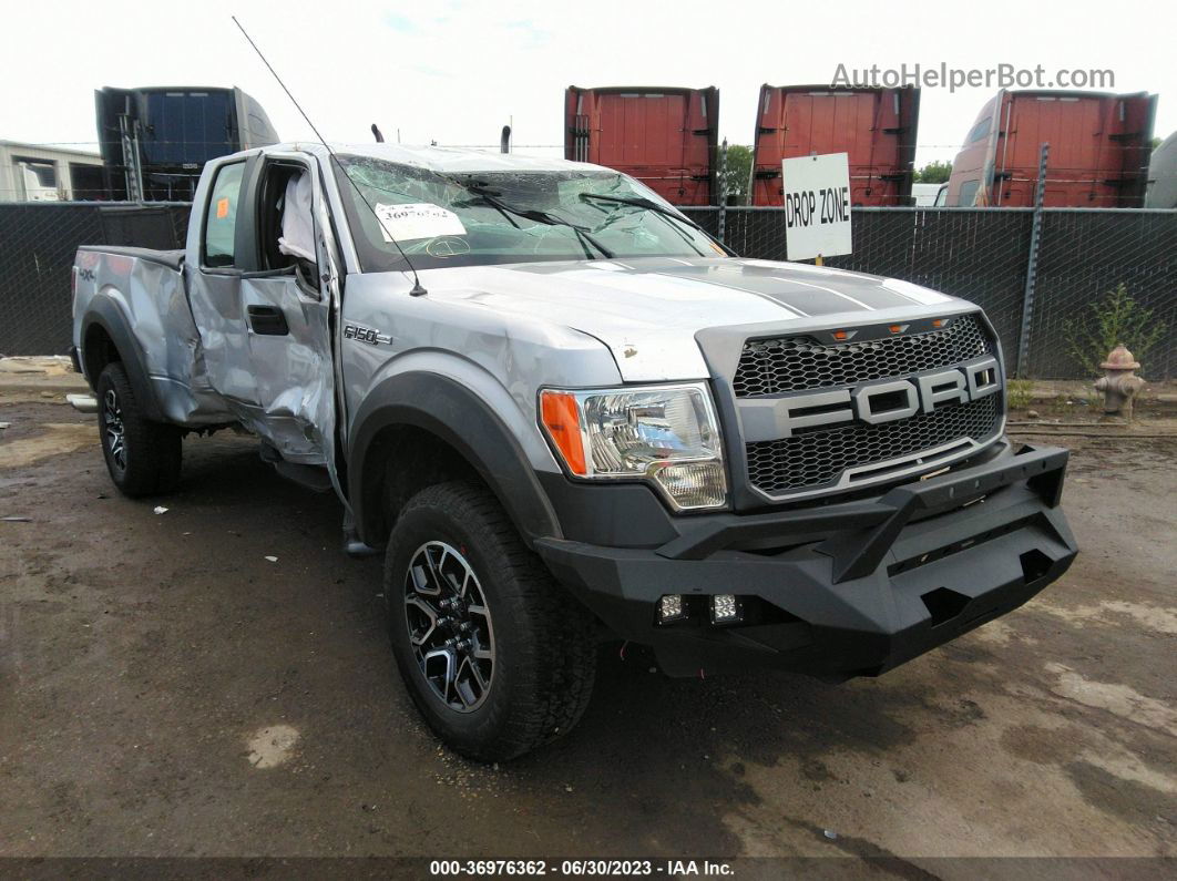 2014 Ford F-150 Xl/xlt/stx/lariat/fx4 Silver vin: 1FTFX1EF4EKF63069