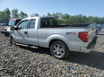 2014 Ford F150 Super Cab Silver vin: 1FTFX1EF4EKG17051