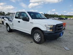 2017 Ford F150 Super Cab White vin: 1FTFX1EF4HFA54564