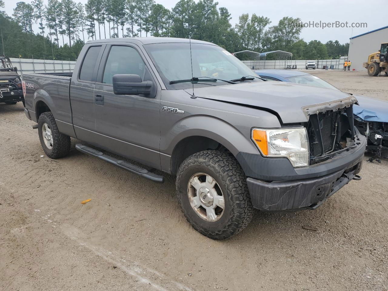 2011 Ford F150 Super Cab Gray vin: 1FTFX1EF5BFB05819