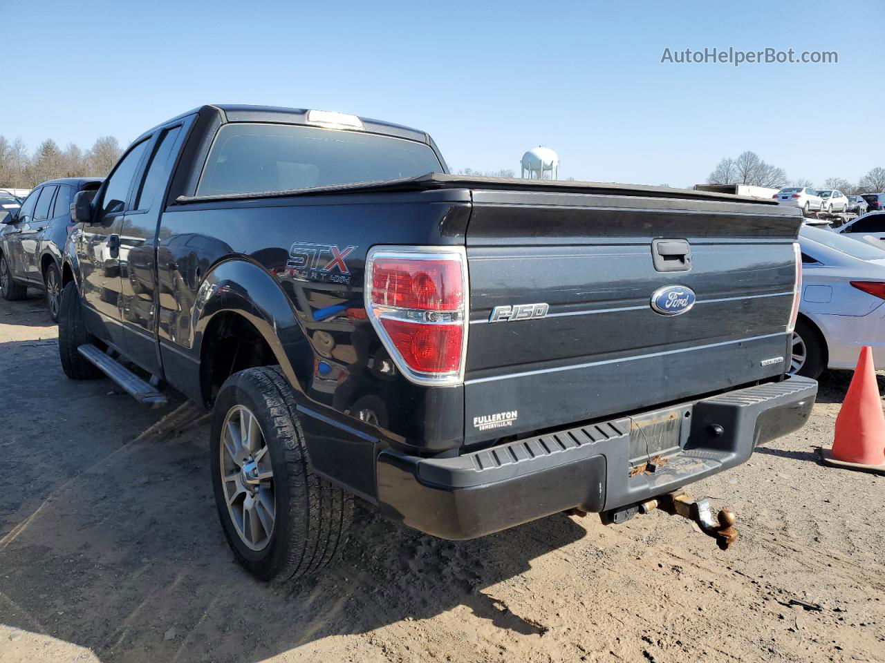 2014 Ford F150 Super Cab Black vin: 1FTFX1EF5EFC24040