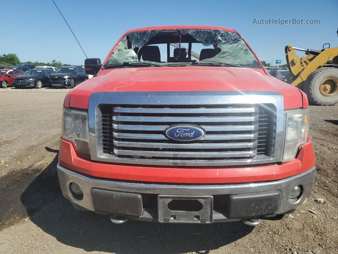 2011 Ford F150 Super Cab Red vin: 1FTFX1EF6BFA77495