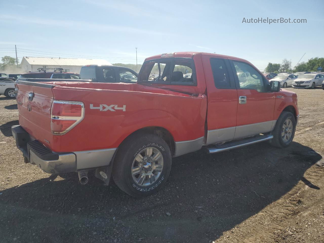 2011 Ford F150 Super Cab Red vin: 1FTFX1EF6BFA77495