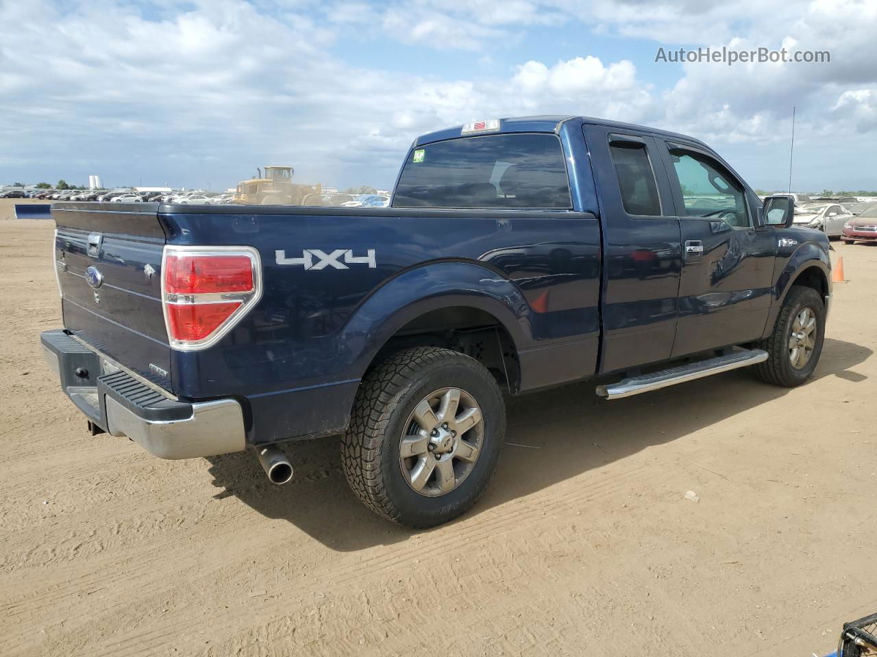 2014 Ford F150 Super Cab Синий vin: 1FTFX1EF6EFD10375