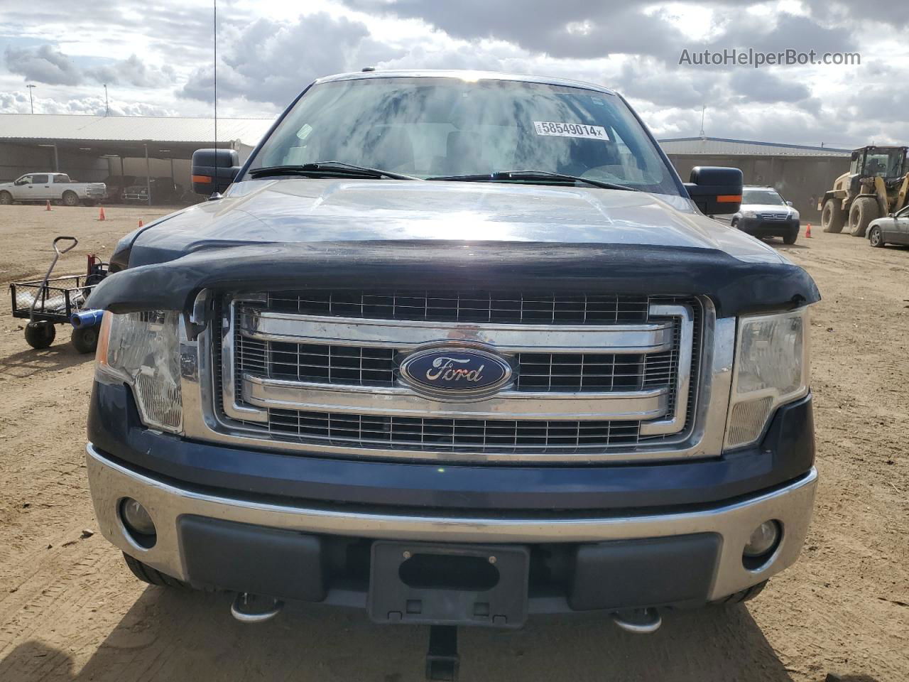 2014 Ford F150 Super Cab Синий vin: 1FTFX1EF6EFD10375